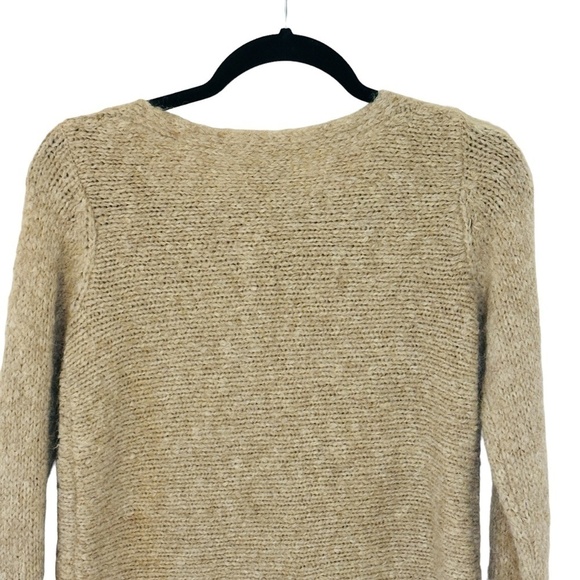 CLub Monaco Brown Alpaca Wool Neutral Sweater SZ small - Picture 3 of 11